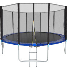 Садовий батут Tectake Garfunky з сіткою для вулиці 14 FT 427 см