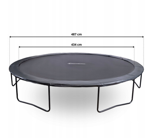 Батут Jumi Hyper Motion XXXL з внутрішньою сіткою 16 футів 487 см чорний Батут Jumi Hyper Motion XXXL з внутрішньою сіткою 16 футів 487 см чорний