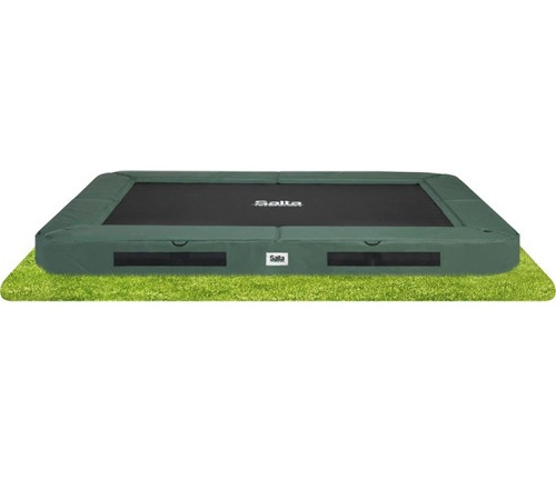 Батут Salta Premium Ground без сітки 214 x 153 см зелений Батут Salta Premium Ground без сітки 214 x 153 см зелений