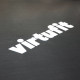 Батут VIRTUFIT з внутрішньою сіткою 244 x 366 см чорний