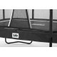 Батут Salta Premium Black Edition з внутрішньою сіткою 305 x 214 см чорний