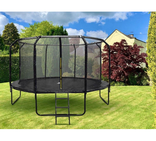 Батут SkyFlyer TR0036 з внутрішньою сіткою 14 футів 426 см чорний Батут SkyFlyer TR0036 з внутрішньою сіткою 14 футів 426 см чорний