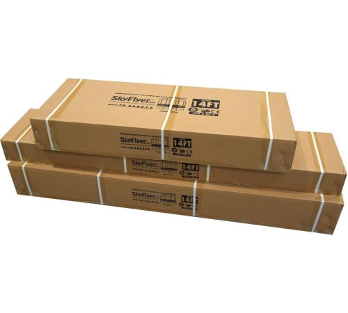 Батут SkyFlyer TR0036 з внутрішньою сіткою 14 футів 426 см чорний Батут SkyFlyer TR0036 з внутрішньою сіткою 14 футів 426 см чорний
