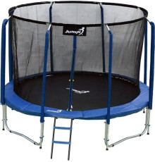 Батут Jumpi Maxy Comfort з внутрішньою сіткою 312 см синій