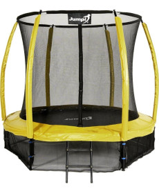 Садовий батут Jumpi Maxy Comfort Plus з внутрішньою сіткою 8,5 FT 252 см жовтий