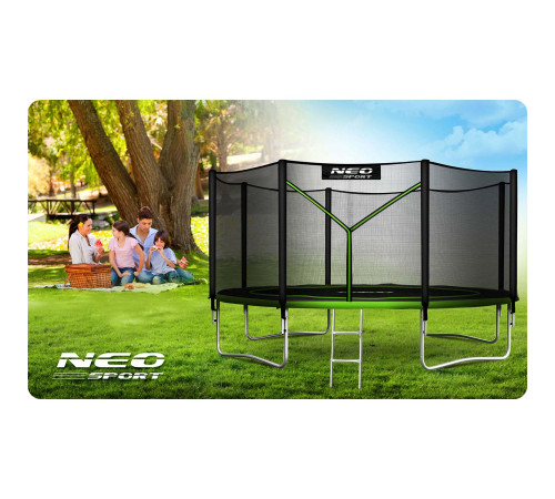 Батут Neo-Sport NS-13Z231 з зовнішньою сіткою 13 футів 404 см
