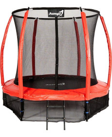 Батут Jumpi Maxy Comfort Plus з внутрішньою сіткою 8,5 футів 252 см червоний