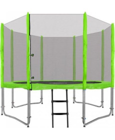 Садовий батут SkyRamiz 305см 10FT для дітей Зелений + аксесуари