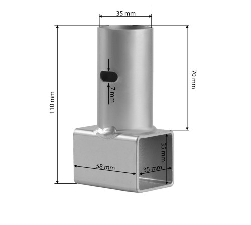 Łącznik nóg T do trampolin Neosport 6-14 ft 1 szt