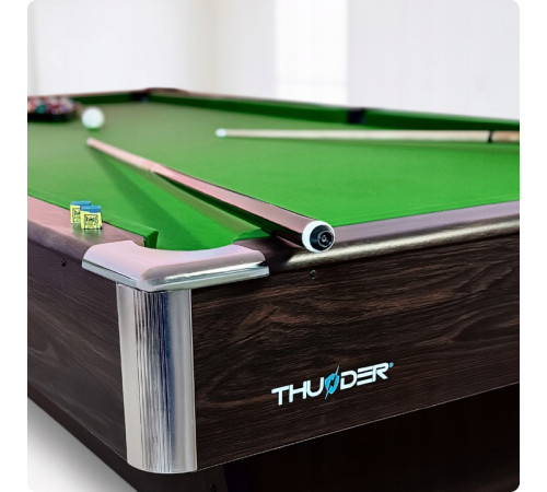 Більярдний стіл THUNDER BOLD-BROWN 8FT, 244 х 132 х 81 см