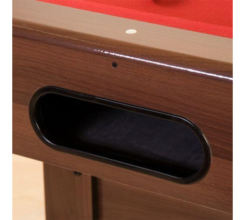 Більярдний стіл GamesPlanet Trendline Dawn 6ft + аксесуари, 184 x 108 x 82 см - коричнево-червоний Більярдний стіл GamesPlanet Trendline Dawn 6ft + аксесуари, 184 x 108 x 82 см - коричнево-червоний