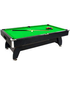 Більярдний стіл Thunder 8FT BOLD-BLACK, 252 х 140 х 80 см - зелено-чорний