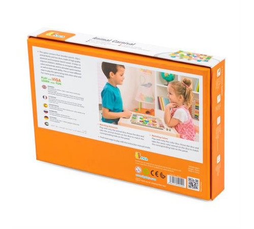 Настільна гра Viga Toys Карнавал тваринок (50450) Настільна гра Viga Toys Карнавал тваринок (50450)