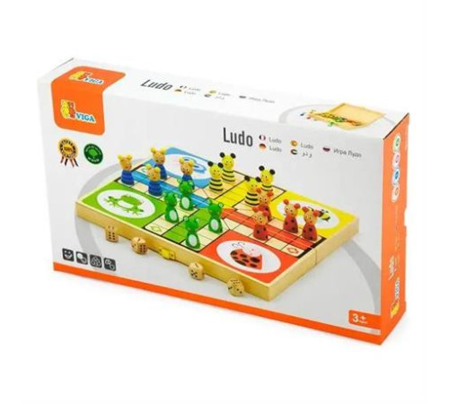 Настільна гра Viga Toys Лудо (50064) Настільна гра Viga Toys Лудо (50064)