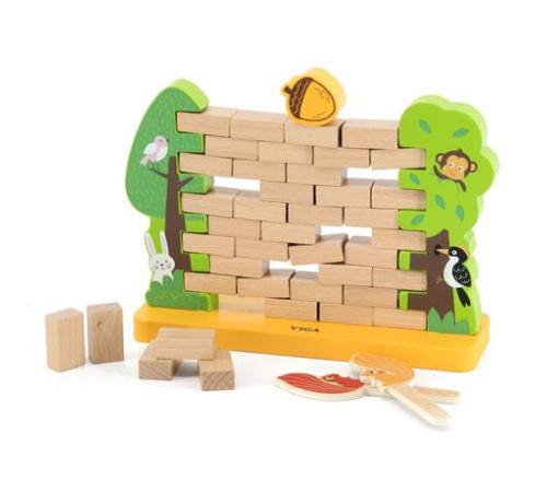 Настільна гра Viga Toys Стіна з цеглинок (44566) Настільна гра Viga Toys Стіна з цеглинок (44566)