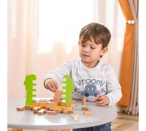 Настільна гра Viga Toys Стіна з цеглинок (44566) Настільна гра Viga Toys Стіна з цеглинок (44566)