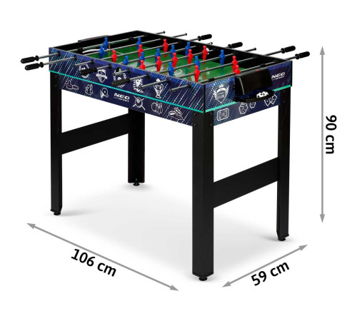 Ігровий стіл 12-в-1 106x59x90 см NS-801 чорний