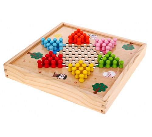 Настільний набір 6в1 Ramiz Trylma Snakes and Ladders Chess Chinese GO Настільний набір 6в1 Ramiz Trylma Snakes and Ladders Chess Chinese GO