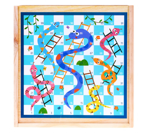 Настільний набір 6в1 Ramiz Trylma Snakes and Ladders Chess Chinese GO Настільний набір 6в1 Ramiz Trylma Snakes and Ladders Chess Chinese GO