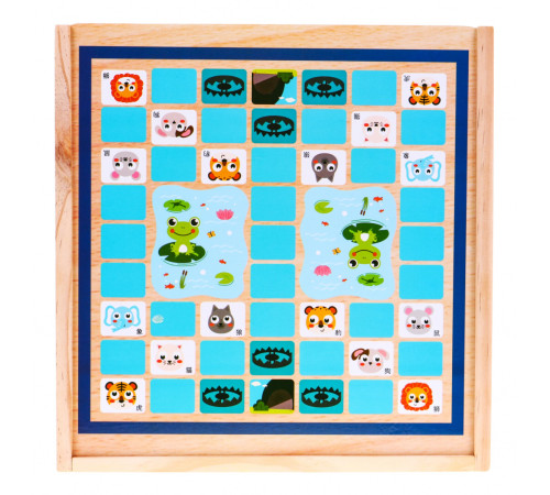 Настільний набір 6в1 Ramiz Trylma Snakes and Ladders Chess Chinese GO Настільний набір 6в1 Ramiz Trylma Snakes and Ladders Chess Chinese GO