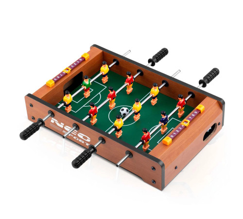 Настільний футбол Neo-Sport NS-439, 34,5 x 22 x 7 см, коричневий