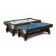 Більярдний стіл Hop-Sport Vip Extra 9 FT з накладками для пінг-понгу та аерохокею, 281 х 155 х 80 см