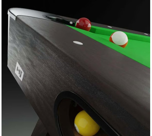 Більярдний стіл Hop-Sport Vip Extra 9 FT з накладками для пінг-понгу та аерохокею, 281 х 155 х 80 см
