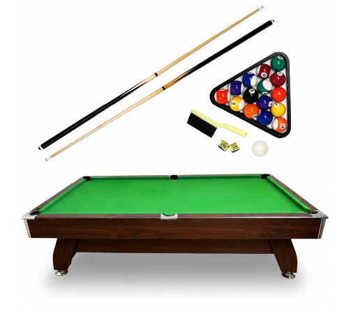 Більярдний стіл THUNDER BOLD-BROWN 7FT, 214 х 122 х 81 см