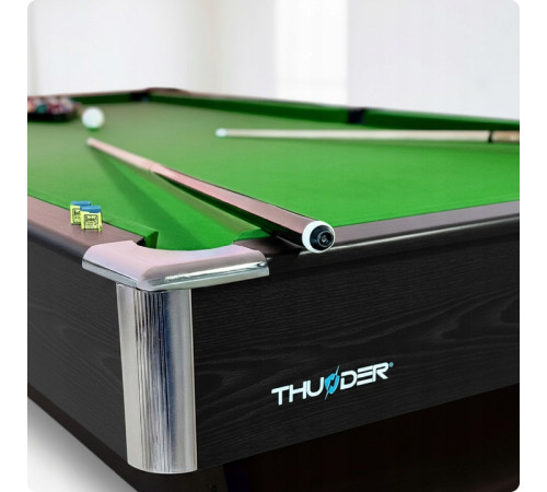 Більярдний стіл THUNDER BOLD-BLACK 7FT, 214 х 122 х 81 см