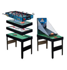 Stół Bilardowy Piłkarzyki Cymbergaj Ping Pong Wielofunkcyjny Zestaw 16w1
