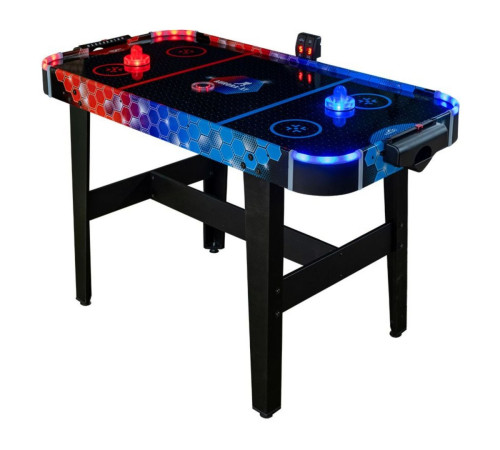 Stół Air Hockey Cymbergaj LED Aurora-XT 4ft Gry Dzieci Podświetlenie