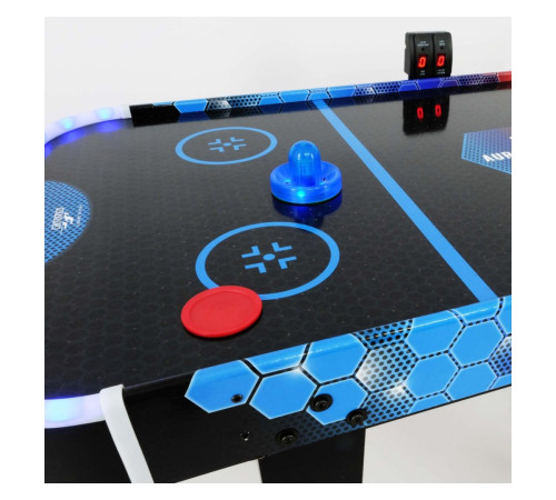 Stół Air Hockey Cymbergaj LED Aurora-XT 4ft Gry Dzieci Podświetlenie