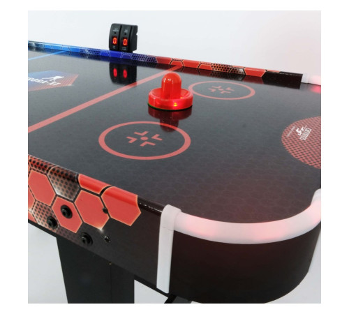 Stół Air Hockey Cymbergaj LED Aurora-XT 4ft Gry Dzieci Podświetlenie