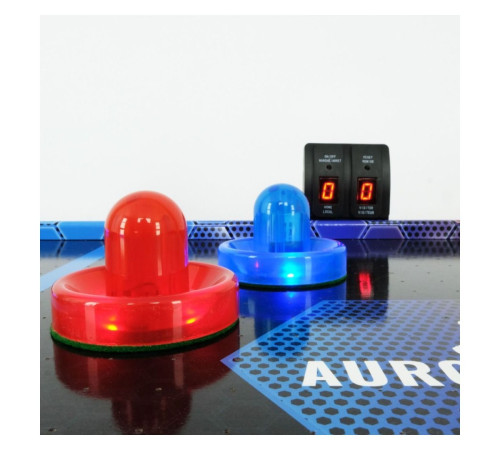 Stół Air Hockey Cymbergaj LED Aurora-XT 4ft Gry Dzieci Podświetlenie