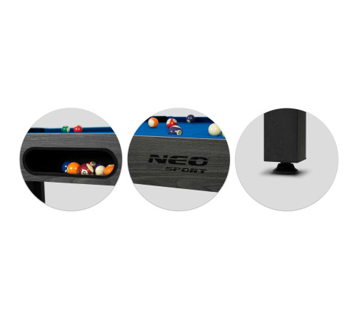 Більярдний стіл з аксесуарами Neo-Sport NS-809, 178 x 95 x 80 см Більярдний стіл з аксесуарами Neo-Sport NS-809, 178 x 95 x 80 см