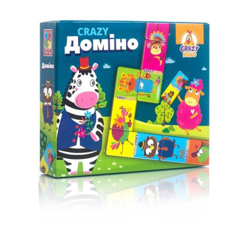 Настільна гра Vladi Toys Crazy Доміно (VT8055-10) Настільна гра Vladi Toys Crazy Доміно (VT8055-10)