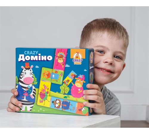 Настільна гра Vladi Toys Crazy Доміно (VT8055-10) Настільна гра Vladi Toys Crazy Доміно (VT8055-10)