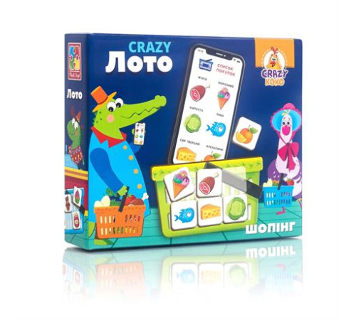 Настільна гра Vladi Toys Crazy Лото (VT8055-09) Настільна гра Vladi Toys Crazy Лото (VT8055-09)