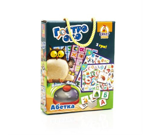 Настільна гра Vladi Toys Гостре око Абетка зі дзвоником (VT8010-14) Настільна гра Vladi Toys Гостре око Абетка зі дзвоником (VT8010-14)