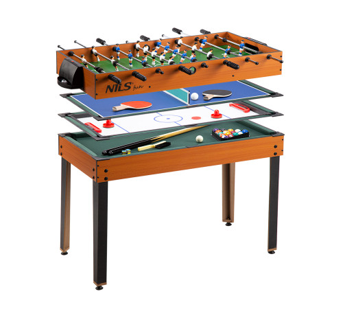 Ігровий стіл 4в1 NILS FUN SDM 125 х 91 х 82,5 см