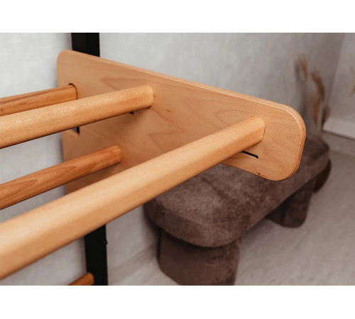 Шведська стінка BenchK 211B з турніком, чорна