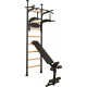 Шведська стінка BenchK 523 240 х 67 см, чорна