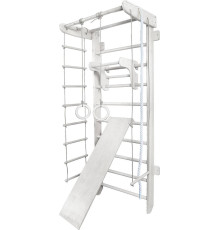 Шведська стінка Małpiszon Numi Plus Irelio 225 х 92 см з аксесуарами, біла