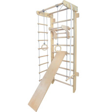 Шведська стінка Małpiszon Numi Plus Irelio 225 х 92 см з аксесуарами, бежева