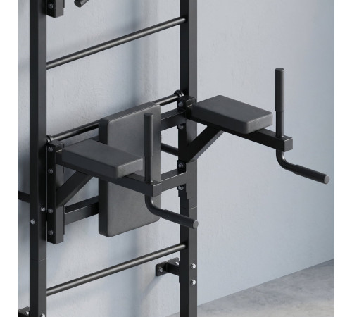 Шведська стінка Małpiszon Interplastic Drabinka Gimnastyczna X-Sport Max Z Drążkiem Poręczami i Ławką Do Ćwiczeń