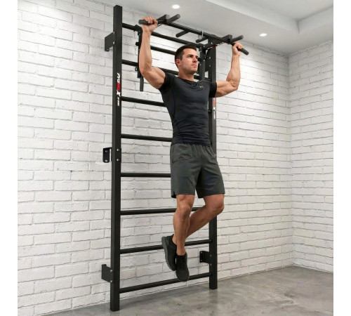 Шведська стінка K-Sport KSSL097 215 х 100 см з турніком та брусами