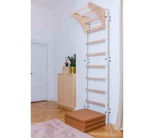 Шведська стінка BenchK 310W 240 x 67 см, біла