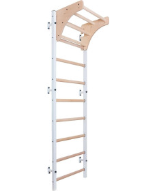 Шведська стінка BenchK 310W 240 x 67 см, біла
