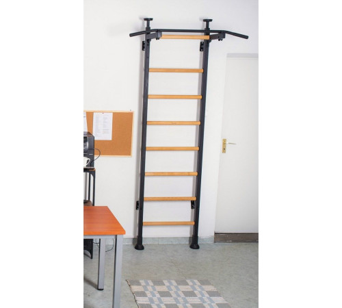 Шведська стінка BenchK 521B з турніком, чорна