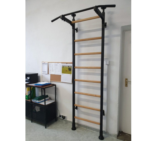 Шведська стінка BenchK 521B з турніком, чорна